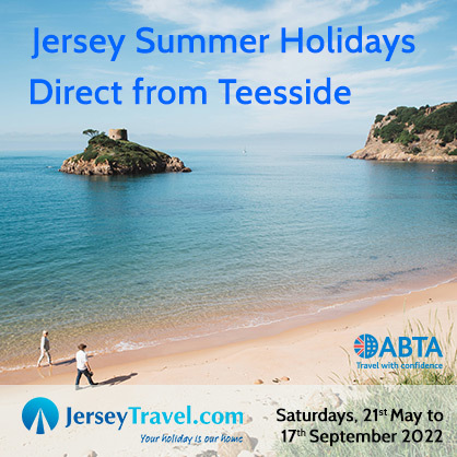 Jersey Travel summer 2022 direct from Teesside Ad